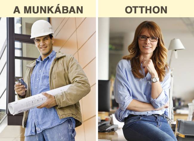 Viseljünk farmert otthon és munka közben.