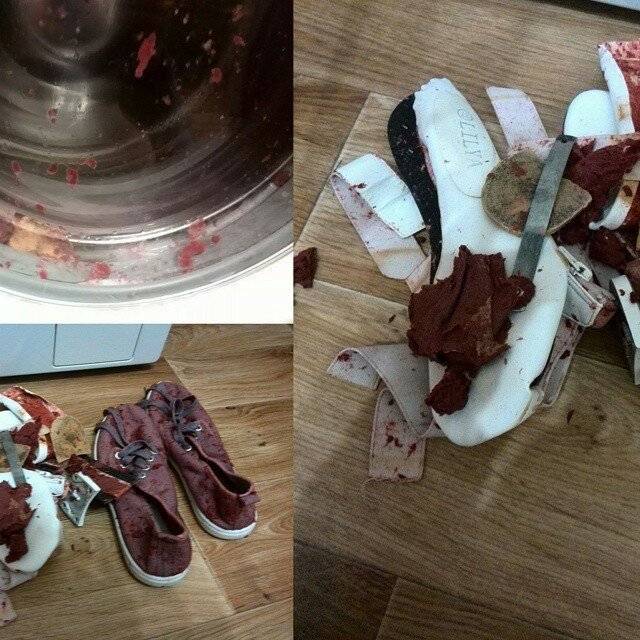 „Jegyzet magamnak: sose moss egy cipőt a legerősebb programon, még akkor se, ha nagyon koszos."