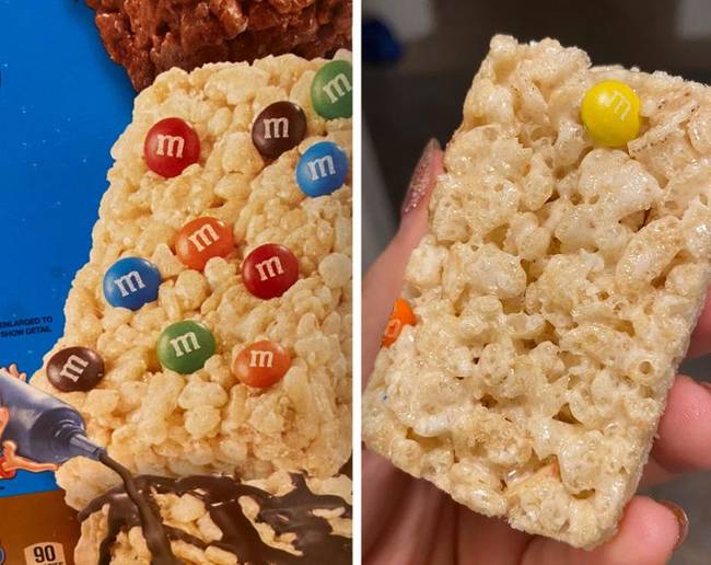 Müzliszelet rengeteg M&M's-szel. De hol vannak az M&M's-szek?