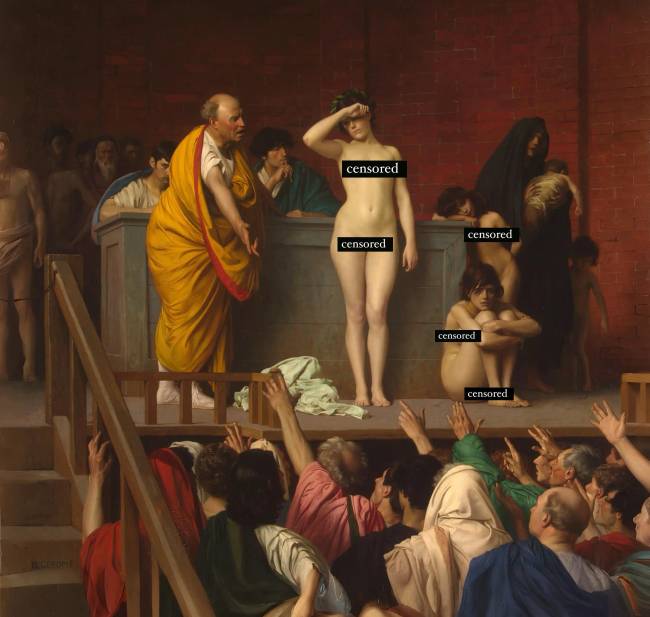 Jean-Léon Gérôme – "Rabszolganő eladása"
