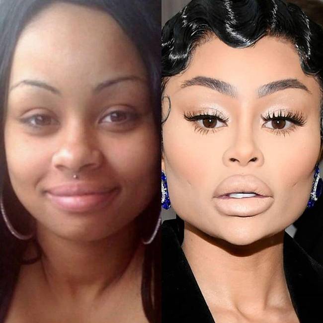 Ha nem írták volna kép fölé, nem ismertük volna fel Blac Chyna-t.