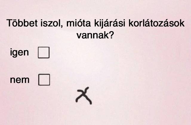 Csak őszintén.