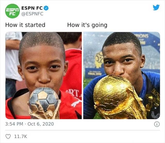 Kylian Mbappé, Labdarúgó