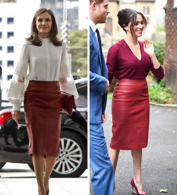 Letícia spanyol királyné és Megán sussexi hercegné