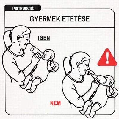 20 szemléletes használati utasítás gyerekekhez, kizárólag (nagyon) kezdő szülőknek