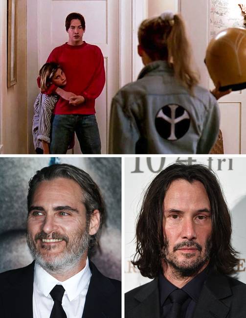 „Keanu Reeves és Joaquin Phoenix 1989-ben és most. Úgy tűnik, hogy egyikük elfelejtett öregedni."