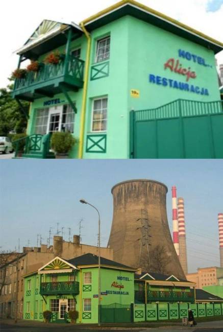 Egy lengyelországi hotel: elképzelés vs. valóság.