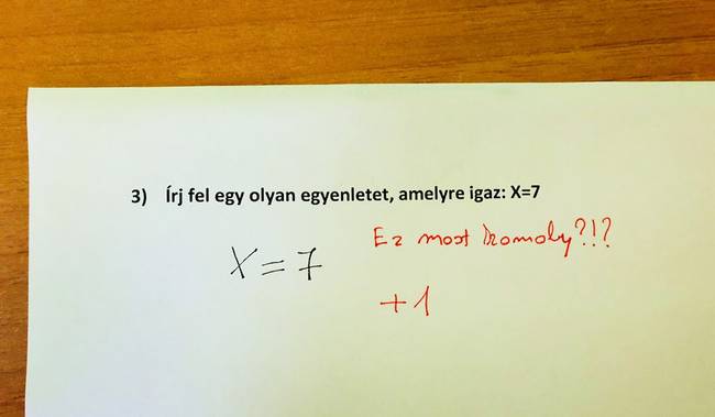 Végezetül pedig egy nebuló, aki szemérmetlenül, mégis kreatív módon játszotta ki a rendszert... :P