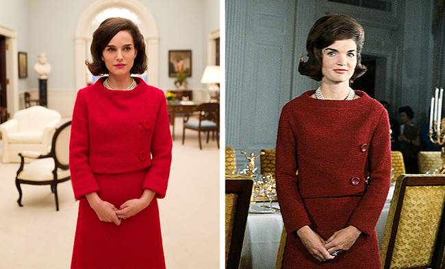 Natalie Portman, mint Jacqueline Kennedy. (Jackie)