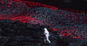 Félelmetes magma patak.
