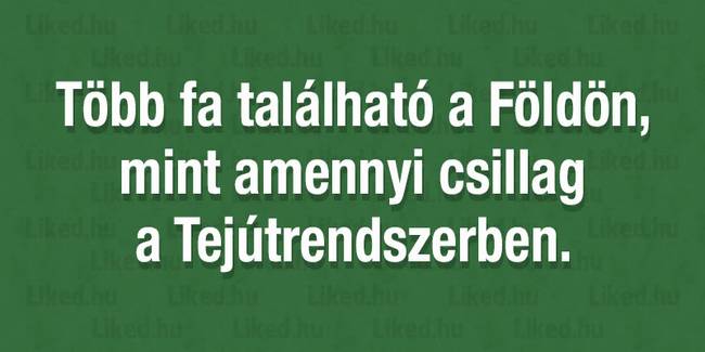 20 hihetetlennek tűnő tény és statisztika, amit még álmainkban sem gondoltunk volna