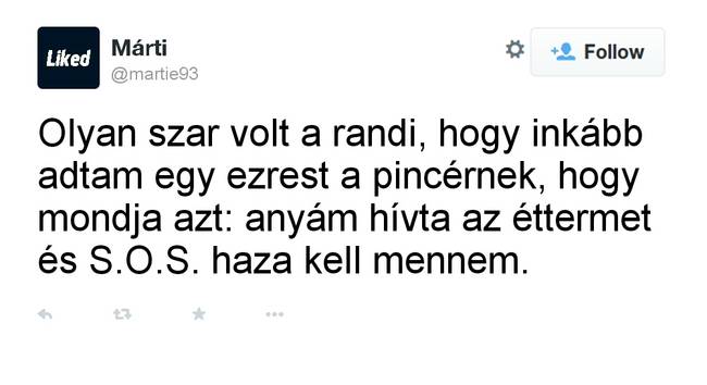 17 ember, aki az interneten osztotta meg élete legkínosabb randiélményét