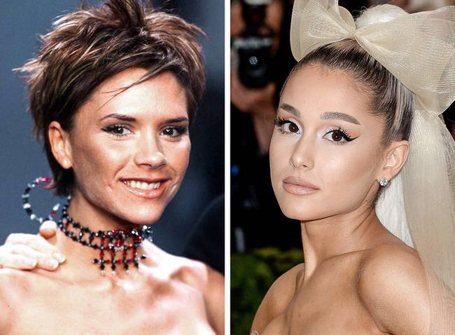 Victoria Beckham és Ariana Grande, 26 évesen