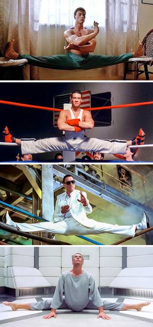 Jean-Claude Van Damme: a spárga-király.