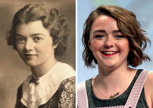„A dédnagyanyám úgy nézett ki, mint Maisie Williams."