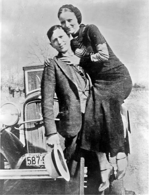 A híres Bonnie és Clyde.