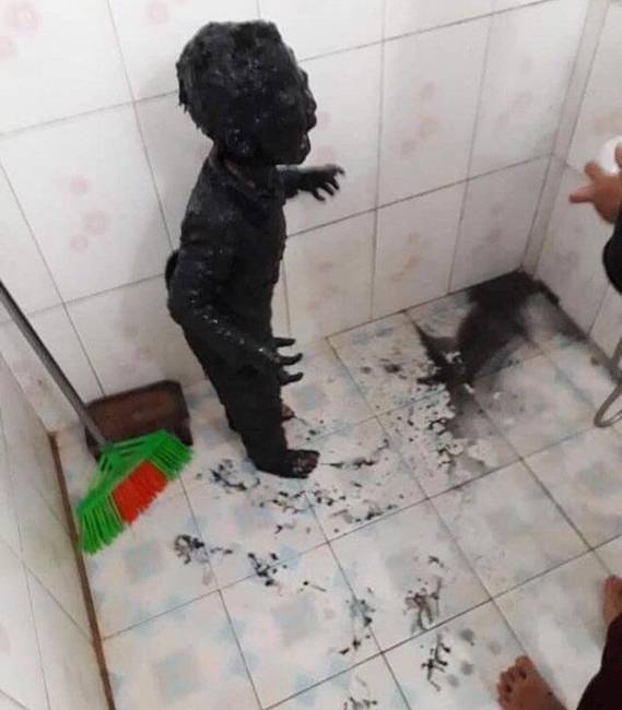 Amikor a gyerek tiszta kosz - mármint szó szerint.