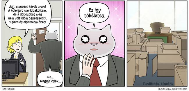 20 humoros illusztráció arról, hogy milyen lenne az élet, ha egy macska lenne a főnökünk