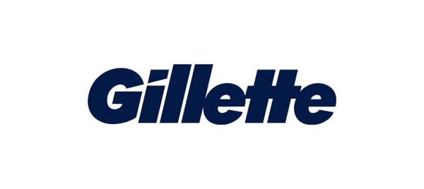 A Gilette “G” és “I”betűjét, mintha csak egy éles pengével csonkították volna meg, ezzel szimbolizálva a borotvagyártó cég profilját.
