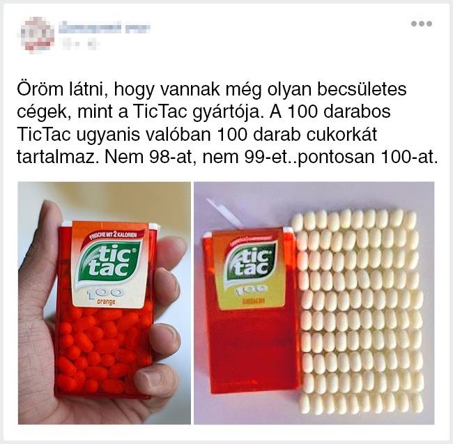 Ma este már nyugodtan térhetünk majd nyugovóra a kedvenc TicTac-unkkal a zsebünkben... :D
