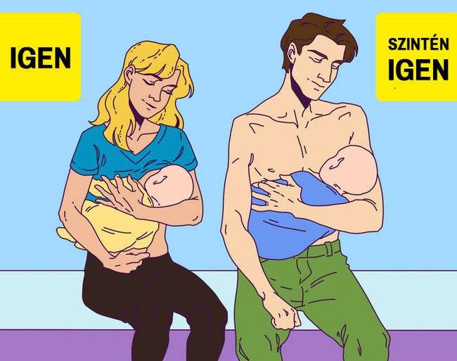 A férfi emlők is képesek tejet adni.