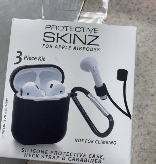 „A vásárló visszahozta, mert nincs benne AirPod. Ez egy 1200 forintos tartó."