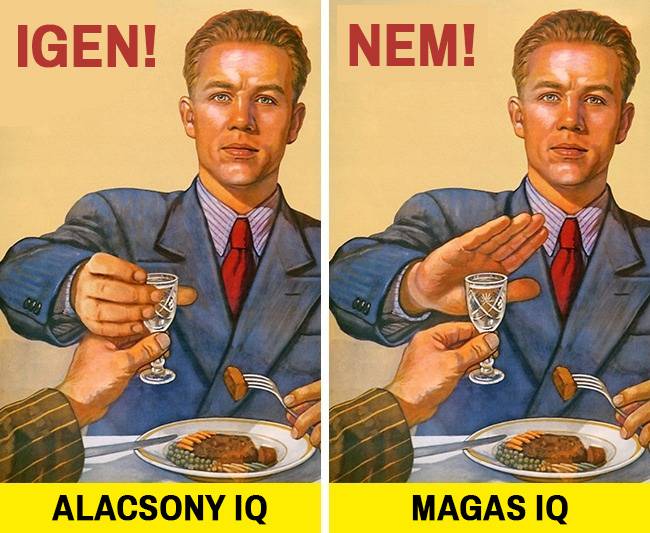 Egy ember életmódja nagyban függ az IQ-jától.