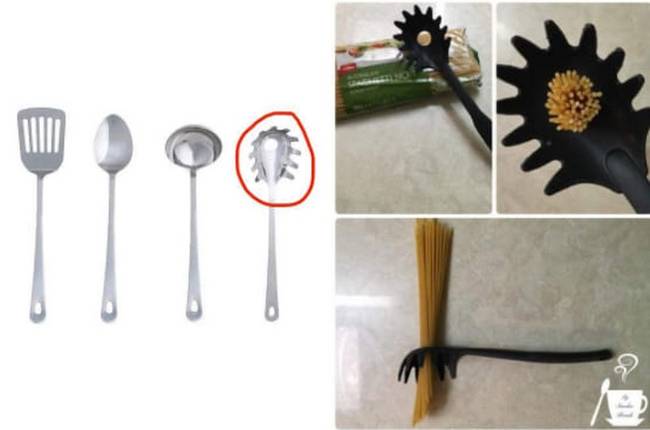 Miért lyukas a spagetti-merőkanál?