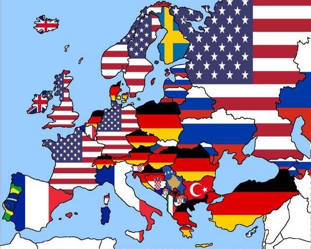 Mely külföldi ország nevére keresnek rá (Google) leggyakrabban az európai országokban élő emberek.