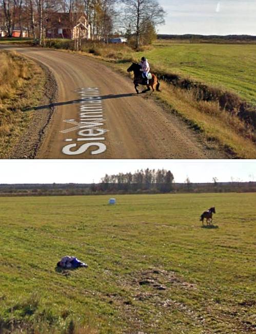 Bár csak két egyszerű fotóról van szó, mégis konkrét történetet mesélnek.
