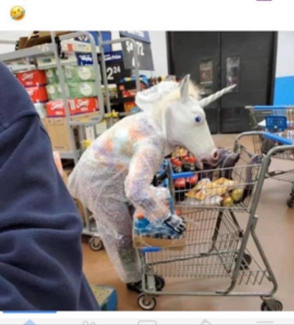 „A városomban lévő Walmartban fotózta valaki."