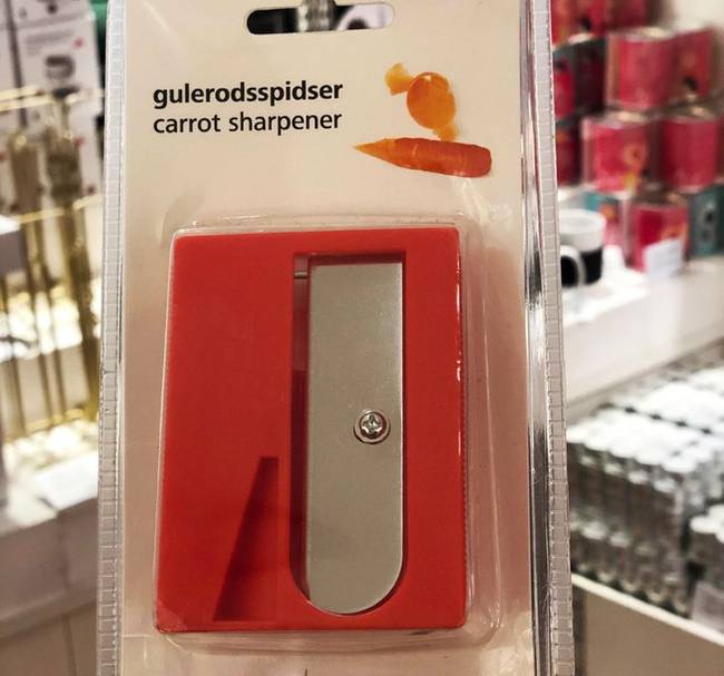 Sárgarépa hegyező.
