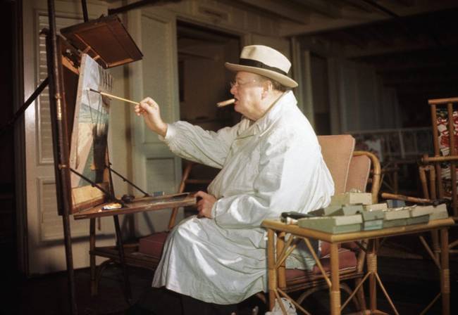 Winston Churchill több mint 500 festményt festett, melyek közül 50-et szakmai szinten is elismertek.