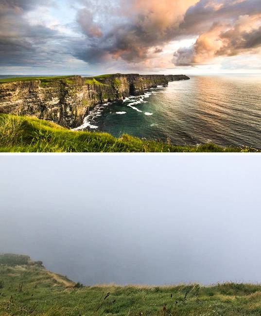 „Gyere el Írországba" - mondták. „Látnod kell a Moher-sziklákat" - mondták.