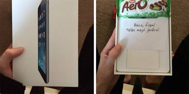 Bocs fiam, talán majd jövőre ajándék fail