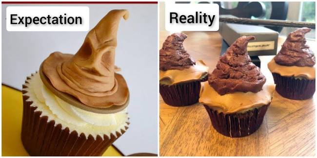 Teszlek süveg alakú cupcake-ek.