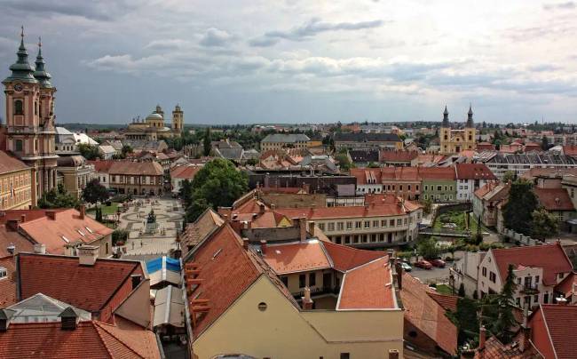 Eger napjainkban. - Grzegorz Gołębiowski / Wikipédia