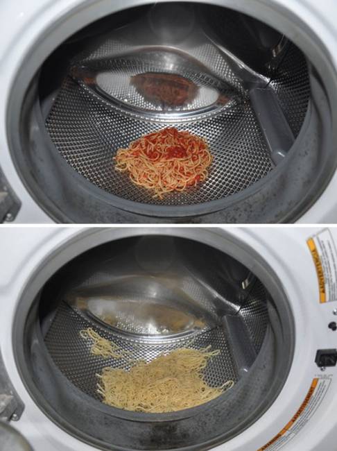 Túl sok szószt tettél a spagettidre? Csak dobd be a mosógépbe egy kímélő programra és kezdheted elölről a vacsorát.