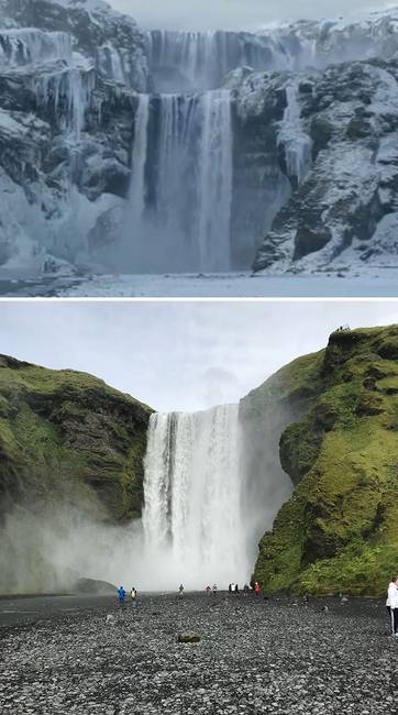 Skogafoss, Izland