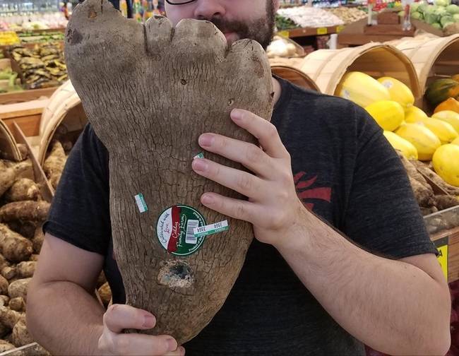 Ez a zöldség épp úgy néz ki, mint egy hatalmas láb.