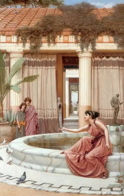 „Ártatlan szórakozások”, John William Godward.