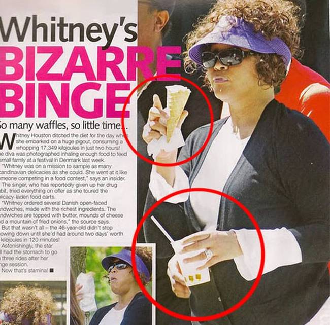 Whitney Houston rejtélyes harmadik keze.