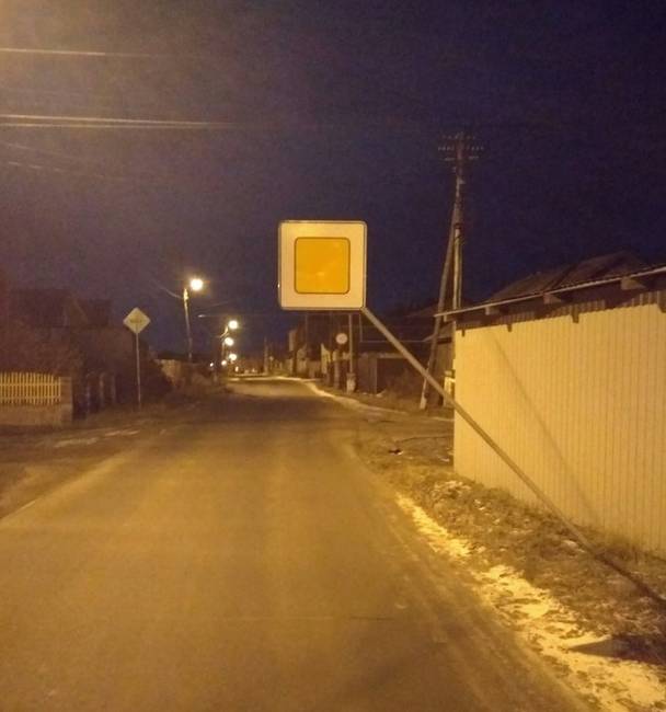 Most már egyenes.