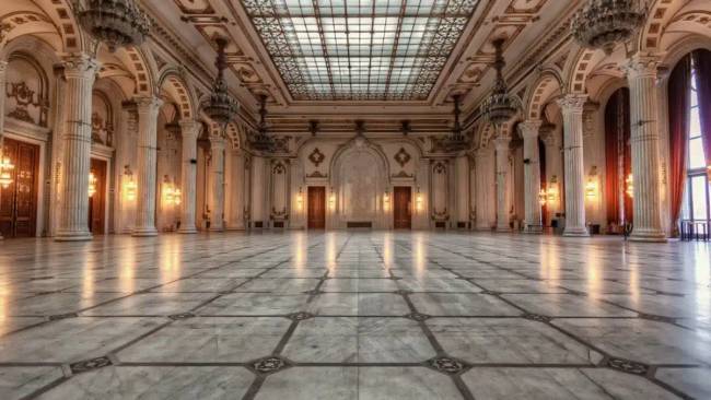 A Parlament Palotája belülről.