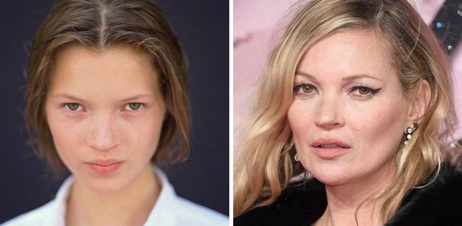 A korábbi szupermodell Kate Moss is egyre előrébb tornázza magát ezen a listán.