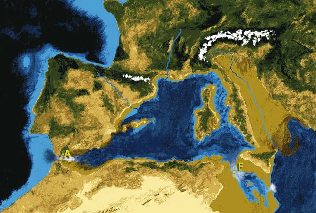 A Föld történetének legnagyobb vízesése: A Gibraltári-szoros átszakadása