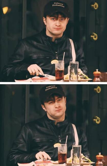 Ne zavard meg Daniel Radcliffe-t, amikor ebédel.