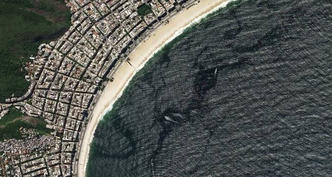 Copacabana strand - Rio de Janeiro, Brazília