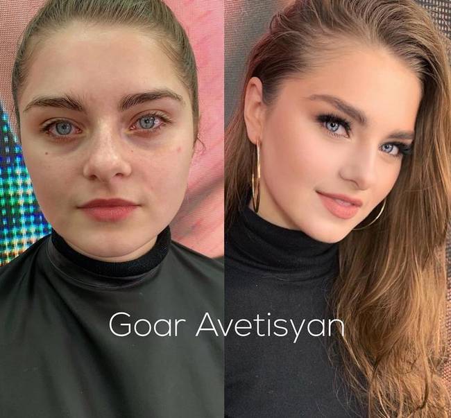 25 nő smink előtt és után, akik bizonyítják, hogy a kozmetikumok tényleg csodára képesek