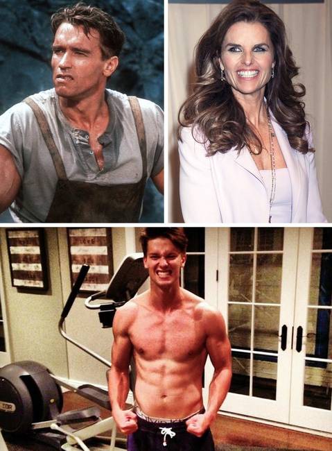 Patrick Schwarzenegger - Arnold Schwarzenegger és Maria Shriver fia.